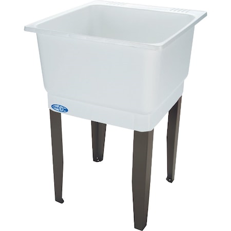 Mustee Utilatub 21 Gallon 23 In. W x 25 In. L Laundry Tub 14K
